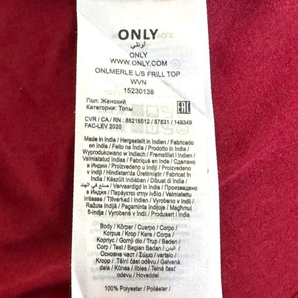 241 - ONLY Neon & Nylon Blouse Floral - Picture 9 of 14